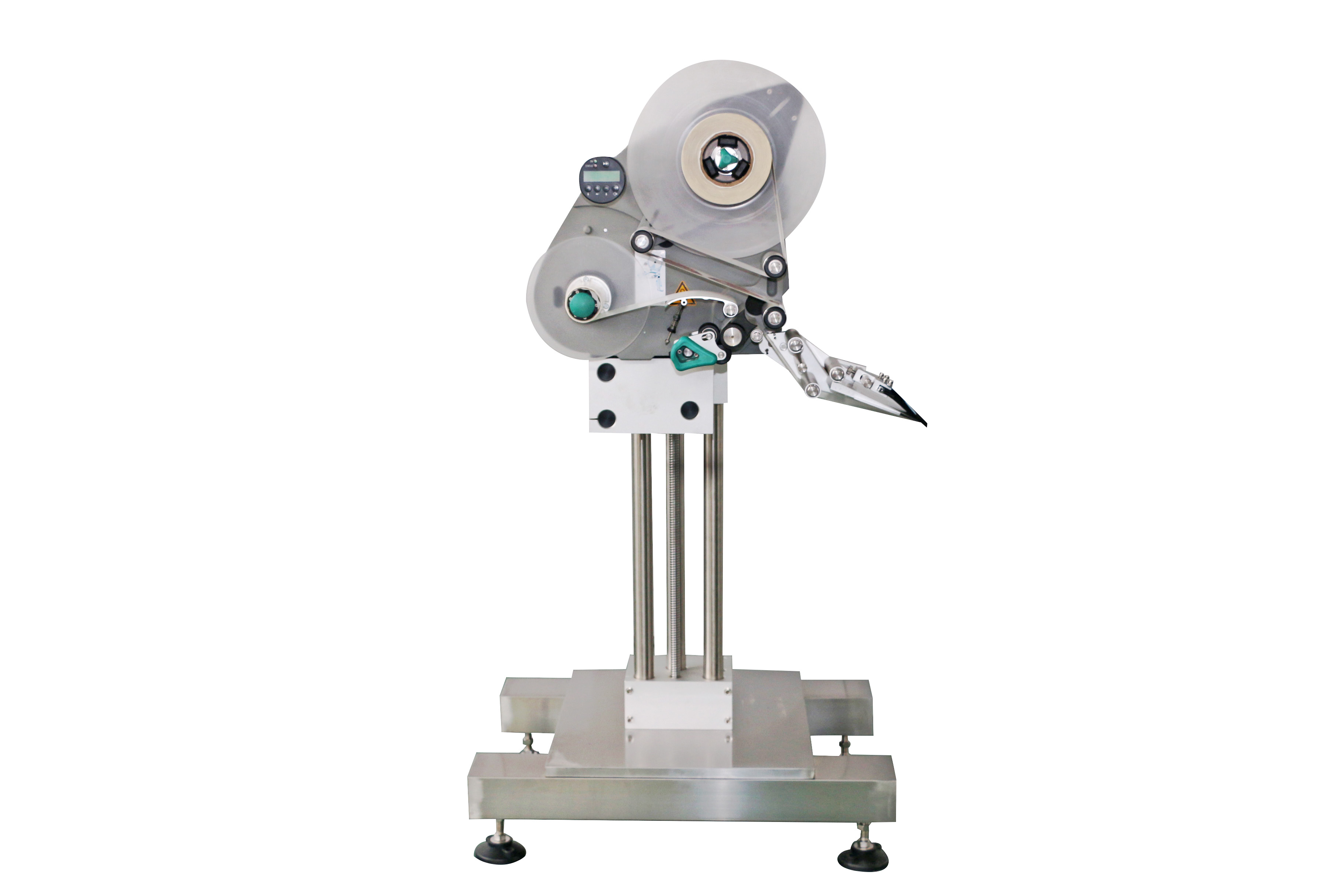 簡易平側面不干膠貼標機