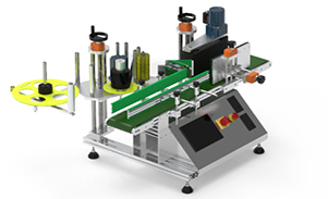 桌面式圓瓶貼標機