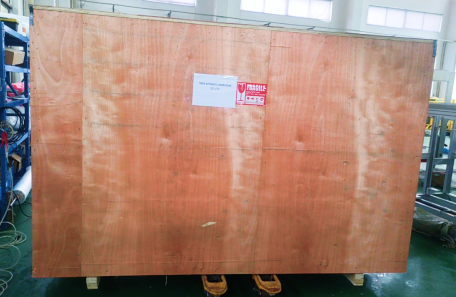 設(shè)備經(jīng)過出廠檢驗(yàn)即將遠(yuǎn)跨重洋